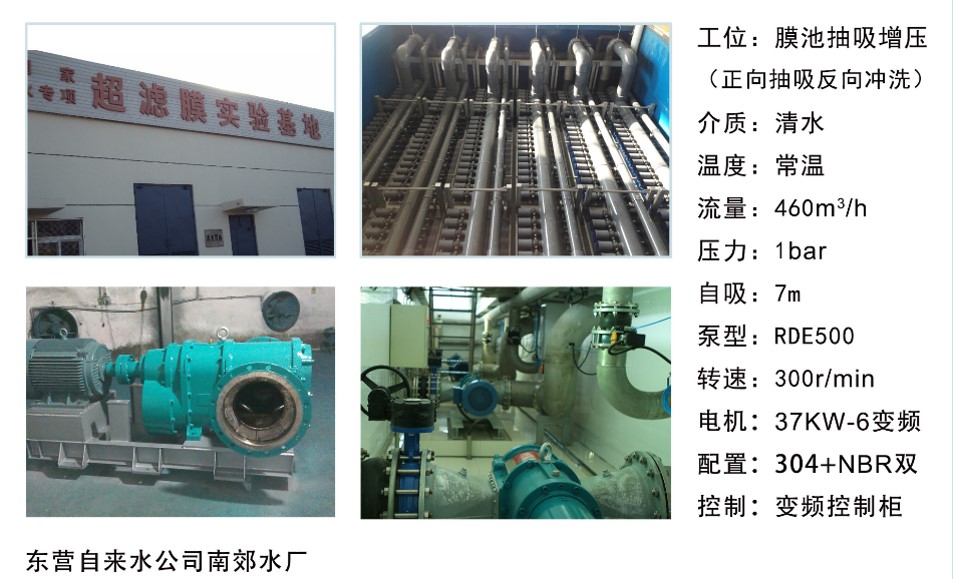 東營(yíng)自來(lái)水公司南郊水廠---膜池抽吸增壓泵 東營(yíng)自來(lái)水公司南郊水廠---膜池抽吸增壓泵